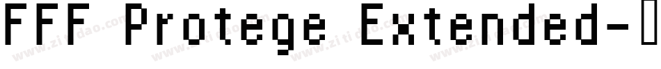 FFF Protege Extended字体转换